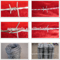Galvanized Double Twisted Barbed Wire Fence FOR military field, prisons, detention houses, government buildings